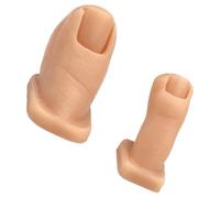 3 Textured Artificial Toe Set for Multi-Style Art Creation & Skill Building (116) Realistic Fake Toes for Nails Training