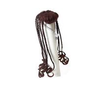 3. Themed Outfit Braided Hair Accessory For Geese Dog Synthetic Fabric Photography Gatherings Quick Wear Easy To Wear Pet Braided Fashion Wigs Dogs/Cats