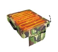 3. Thick Foam Heated Pad 3-Level Heating Foldable Seat Cushion for Outdoor Activities Fishing Cold Weather Adjustable Foldable Heated Chair Pad