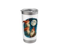 3 Three Gnomes Howling At The Moon Stainless Steel Insulated Tumbler