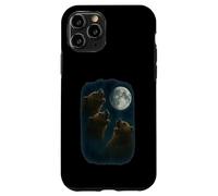 3 Three Grizzly Bear Howling At The Moon Case for iPhone 11 Pro