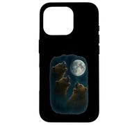 3 Three Grizzly Bear Howling At The Moon Case for iPhone 16 Pro