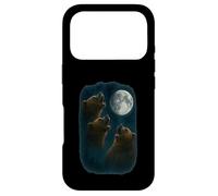 3 Three Grizzly Bear Howling At The Moon Case for iPhone 17 Pro