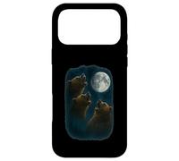3 Three Grizzly Bear Howling At The Moon Case for iPhone 17 Pro Max