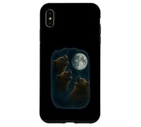 3 Three Grizzly Bear Howling At The Moon Case for iPhone XS Max