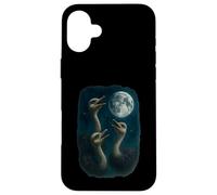 3 Three Ostrich Howling At The Moon Case for iPhone 16 Plus