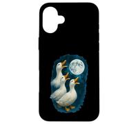 3 Three Pekin Duck Howling At The Moon Case for iPhone 16 Plus