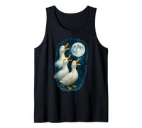 3 Three Pekin Duck Howling at The Moon Tank Top