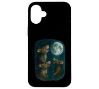 3 Three Rats Howling At The Moon Case for iPhone 16 Plus