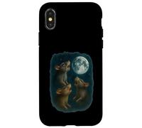3 Three Rats Howling At The Moon Case for iPhone X/XS