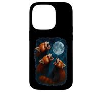 3 Three Red Pandas Howling At The Moon Case for iPhone 14 Pro