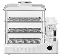 3-Tier 24L Electric Steamer - 800W Rapid Steam with Smart Touch Panel for European Kitchens