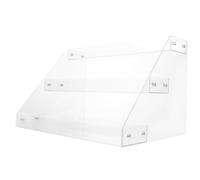 3-Tier Acrylic Beverage Display Rack - Multi-Layer Showcase Stand for Convenience Store Countertop - Drink for Retail Merchandising