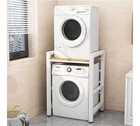 3 Tier Adjustable Drum Washing Machine Storage Rack for Laundry Room Bathroom and Kitchen Space Saving Shelf Over Washing Machine with 3 Height Options (90/95/100cm)
