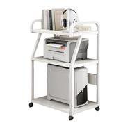 3 Tier AV Media Bracket,Media Console Stereo Racks and Stands with Storage Shelves,Record Player Stand,Suitable for Study,Hotel,Singing Hall,Home Classroom