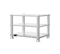 3-Tier AV Media Stand Stereo Component Cabinet Strong Load-Bearing Capacity, Rack Audio Tower Perfect for Record Player Game Console Projector(35.2 * 23cm/13.9 * 9in)
