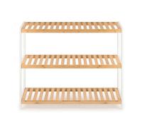 3 Tier Bamboo Shoe Rack Stand Shelf Shelving Hallway,bathroom Storage Organiser