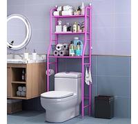 3-Tier Bathroom nizer Shelf - Space-Saving Toilet Storage Cabinet Easy Assembly Over-the-Toilet Rack 50x25x160cm Stylish Bathroom Shelf for Small Spaces