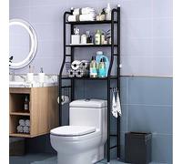 3-Tier Bathroom nizer Shelf Space-Saving Toilet Storage Rack Easy to Assemble Over-The-Toilet Cabinet 50x25x160cm Ideal for Small Bathrooms