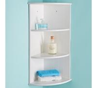 3 Tier Bathroom Wall Corner Shelf Storage Unit G-0064