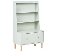 3 Tier Bookcase QUILPIE 120 cm Light Green