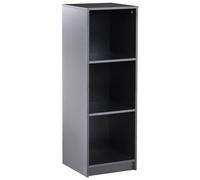 3 Tier Bookcase ZEHNA 117 cm Black