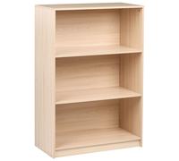 3 Tier Bookcase ZEHNA 117 cm Light Brown
