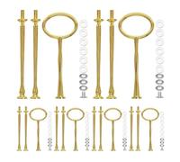 3 Tier Cake Stand Dessert Stand Set, 6 Tier Oval Display Stand, Fruit Plate and Cupcake Stand, Wedding Party Buffet Table, Individual Sets Included