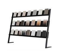 3-Tier Ceramic Tile Display Stand 27.5" High for Retail Exhibitions Perfect for Showcasing Floor & Wall Tiles Durable & Stylish Ceramic Showcase.