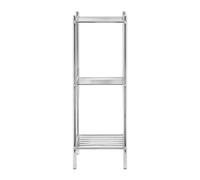 3 Tier Chrome Metal Shelf Unit | Dara