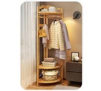 3-Tier Coat Rack with Shelves - Stylish Entryway Organizer for Coats, Hats & Accessories - Modern Floor Stand for Living Room & Bedroom (Color)