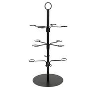3 Tier Cocktail Tree Stand for Wine Glass Flight Tasting Display, Perfect for Cocktail Martini Bridal Shower Mimosa Bar with 12 Holders