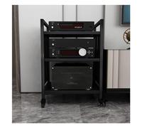 3-Tier Corner AV Stand Open Storage Rack for DVD Players Media Cabinet Sl esign Audio Tower for Home Theater Dimensions: 53x40x73cm Ideal for Gaming Consoles