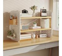 3-Tier Desk Bookshelf Multifunctional Storage Rack for Dorm Home Office & Classroom Space-Saving Display Shelf (B3 75cm) - Perfect for nization & Decor