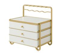 3-Tier Drawer Jewellery Box, Cloud White
