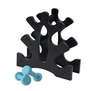 3 Tier Dumbbell Rack Stand, Dumbbell Weight Stand, PP Triangular Dumbbell Tree Stand, 23x22.5x8.5cm, Small Weight Holder Storage Accessories for Home Gym Exercise