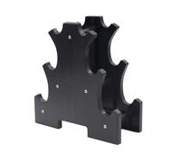 3 Tier Dumbbell Rack Storage Stand for Home Gym Strength Training and Fitness Space Saving Organizer (A, 28x31cm)