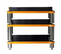 3-Tier Hi-Fi AV Stand, Solid Wood o Cabinet for Turntables, Record Players, Sto for AV Amplifiers, Sky Box & Printers - & Design