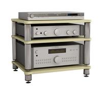 3-Tier HiFi Audio Cabinet, Multifunctional Multi-Layer Audio Rack, AV Equipment Stand, Amplifier Rack for Home Theater System, Stylish and Durable Design