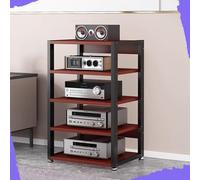 3-Tier HiFi Audio Rack 90cm Tall Sturdy Turntable Stand Visual Support for Stereo Receiver 4 & 5 Levels Available Perfect for Displaying Musical Equipment