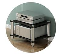 3-Tier HiFi Speaker Rack - Premium AV Equipment Cabinet & TV Stand for Amplifiers, Home Theater Systems, and Audio Devices - Sturdy, Stylish Design