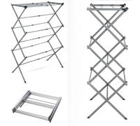 3 Tier Indoor Outdoor Clothes Airer - Folding Extendable Clothes Horse, Laundry Rack Clothes Drying Rack