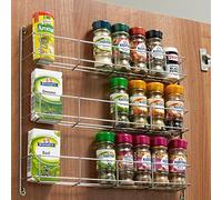 3 Tier Kitchen Spice Rack to Suit 300-500mm Wide Door (to Suit 400mm Door)
