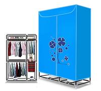 3-tier Large Capacity Electric Clothes Dryer Energy Saving & Digital Automatic Timer, Household Heated Clothes Airer Dryer, Hot Wardrobe with Dual Host Air Drying, 2400W