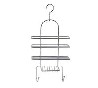 3 Tier Large Hanging Bathroom Organiser Unit Shower Rack Storage Caddy With extra bottom hanging hooks (3 TIer)