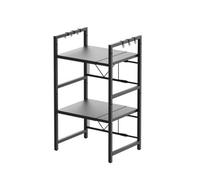 3 Tier Large Kitchen Microwave Oven Rack Metal Corner Shelf Storage Organizer Stand New