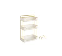 3-Tier Makeup Organiser, Cloud White