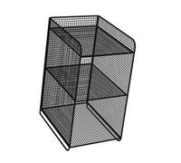 3-Tier Metal Narrow Side Table Nightstand Storage Shelf
