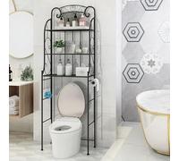 3-Tier Over-The-Toilet Sto Rack Modern Freestanding Bathroom nizer Space-Saving Corner Shelf Unit for Laundry & tials Slish Bathroom Sto Solut