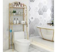 3-Tier Over-The-Toilet Sto Rack Modern Freestanding Bathroom nizer Space-Saving Corner Tower Shelf Multi-Purpose Laundry Rack Unit for Smals